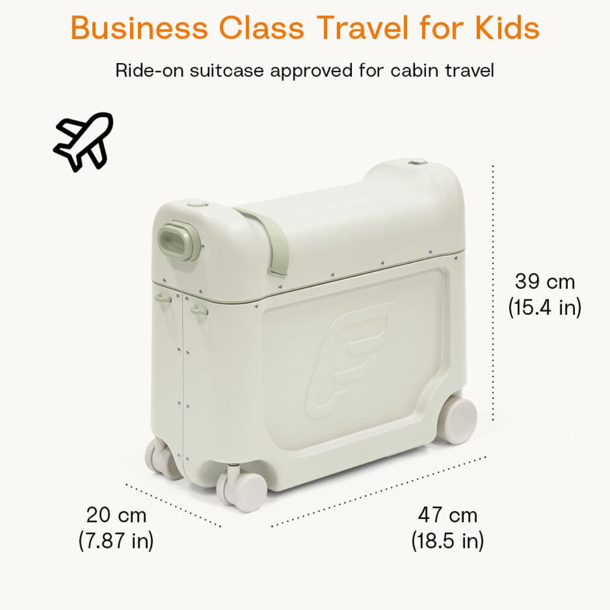 Stokke JetKids BedBox - Sea Green - Fun Airport Companion