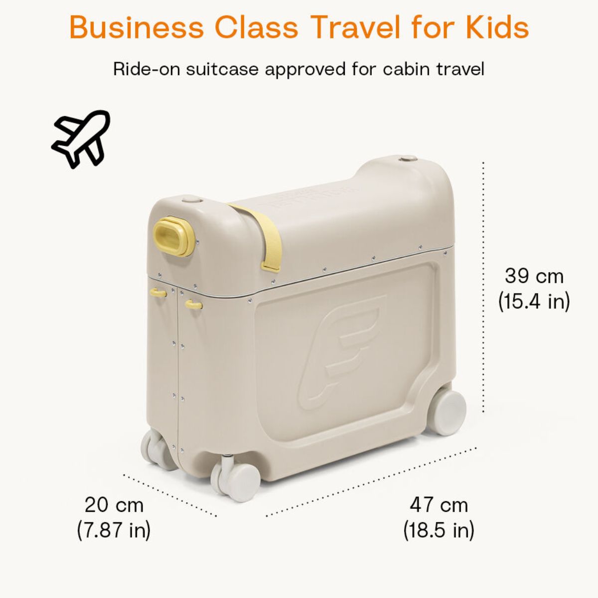 Stokke JetKids BedBox - Moonglow White - Fun Airport Companion