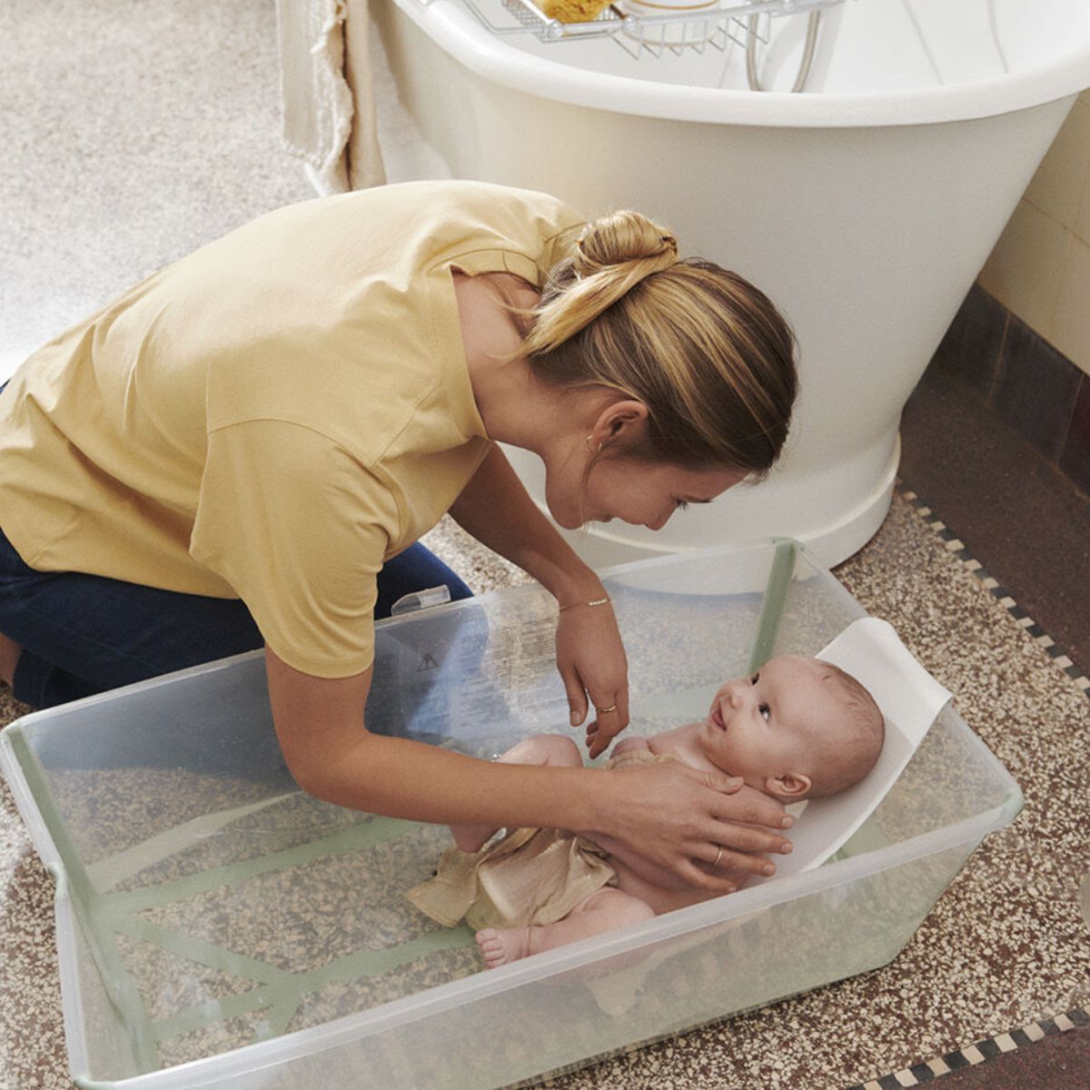 Stokke Flexi Bath X-Large Bundle - White - Safe & Practical Design